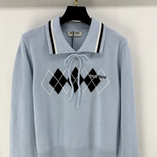 Cheap MIU MIU Sweater Long Sleeved For Women #1264353 Replica Wholesale [$96.00 USD] [ITEM#1264353] on Replica MIU MIU Sweater