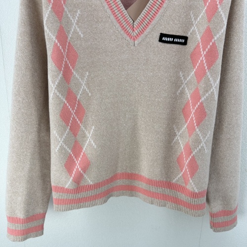 Cheap MIU MIU Sweater Long Sleeved For Women #1264358 Replica Wholesale [$96.00 USD] [ITEM#1264358] on Replica MIU MIU Sweater