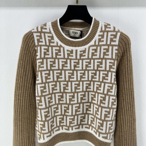 Cheap Fendi Sweaters Long Sleeved For Women #1264363 Replica Wholesale [$92.00 USD] [ITEM#1264363] on Replica Fendi Sweaters