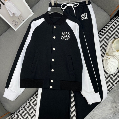 Cheap Christian Dior Tracksuits Long Sleeved For Women #1264414 Replica Wholesale [$108.00 USD] [ITEM#1264414] on Replica Christian Dior Tracksuits