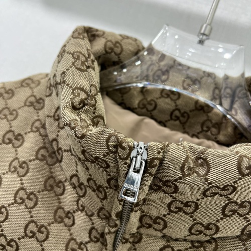 Cheap Gucci Down Feather Coat Long Sleeved For Women #1264417 Replica Wholesale [$102.00 USD] [ITEM#1264417] on Replica Gucci Down Feather Coat