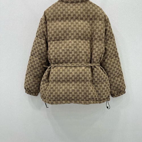 Cheap Gucci Down Feather Coat Long Sleeved For Women #1264417 Replica Wholesale [$102.00 USD] [ITEM#1264417] on Replica Gucci Down Feather Coat