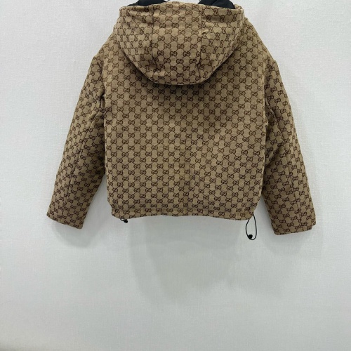 Cheap Gucci Down Feather Coat Long Sleeved For Women #1264418 Replica Wholesale [$210.00 USD] [ITEM#1264418] on Replica Gucci Down Feather Coat