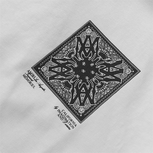 Cheap Amiri T-Shirts Short Sleeved For Unisex #1264420 Replica Wholesale [$32.00 USD] [ITEM#1264420] on Replica Amiri T-Shirts