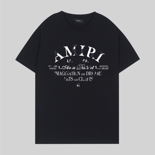 Cheap Amiri T-Shirts Short Sleeved For Unisex #1264437 Replica Wholesale [$32.00 USD] [ITEM#1264437] on Replica Amiri T-Shirts