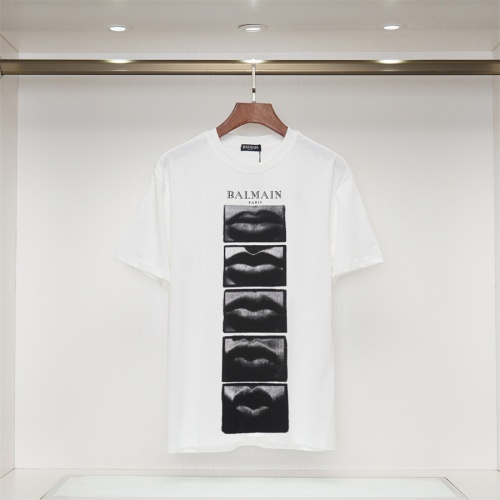 Cheap Balmain T-Shirts Short Sleeved For Unisex #1264468 Replica Wholesale [$34.00 USD] [ITEM#1264468] on Replica Balmain T-Shirts