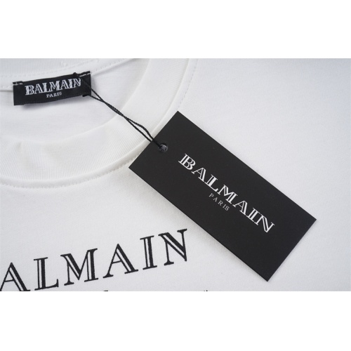 Cheap Balmain T-Shirts Short Sleeved For Unisex #1264468 Replica Wholesale [$34.00 USD] [ITEM#1264468] on Replica Balmain T-Shirts