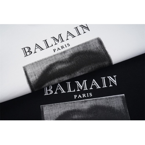 Cheap Balmain T-Shirts Short Sleeved For Unisex #1264469 Replica Wholesale [$34.00 USD] [ITEM#1264469] on Replica Balmain T-Shirts