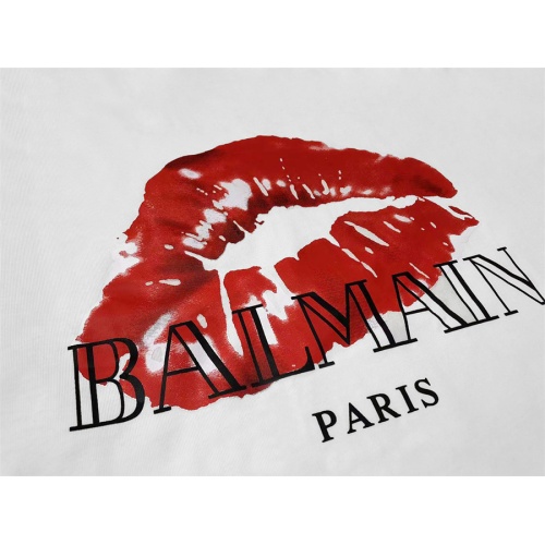 Cheap Balmain T-Shirts Short Sleeved For Unisex #1264470 Replica Wholesale [$32.00 USD] [ITEM#1264470] on Replica Balmain T-Shirts