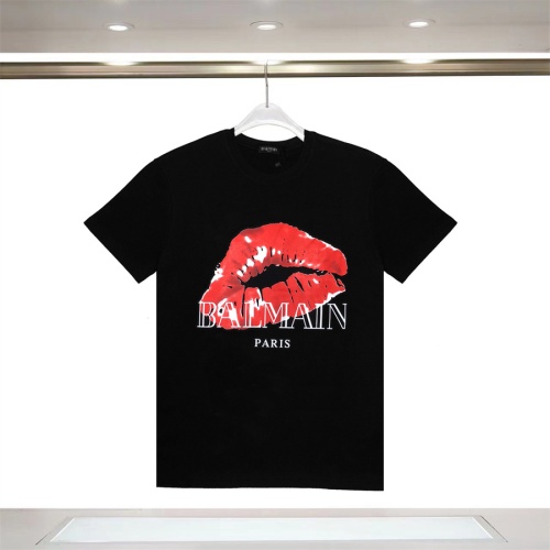 Cheap Balmain T-Shirts Short Sleeved For Unisex #1264471 Replica Wholesale [$32.00 USD] [ITEM#1264471] on Replica Balmain T-Shirts