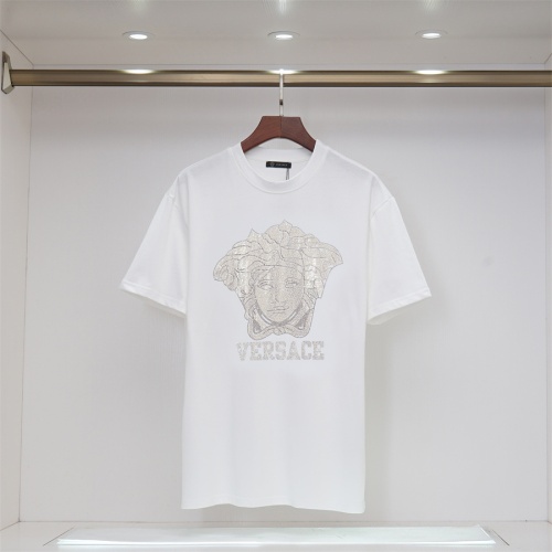 Cheap Versace T-Shirts Short Sleeved For Unisex #1264521 Replica Wholesale [$38.00 USD] [ITEM#1264521] on Replica Versace T-Shirts