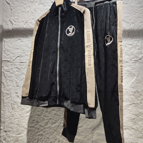 Cheap Louis Vuitton LV Tracksuits Long Sleeved For Men #1264611 Replica Wholesale [$132.00 USD] [ITEM#1264611] on Replica Louis Vuitton LV Tracksuits