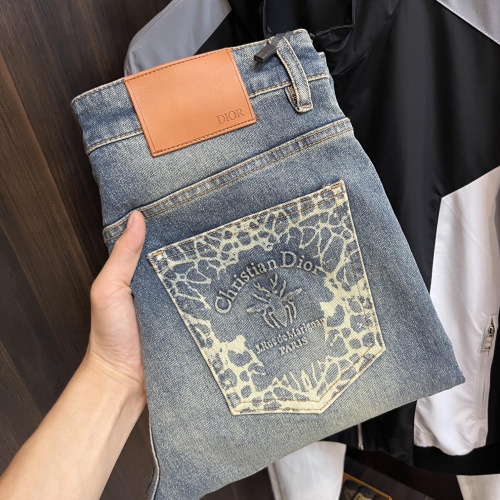 Cheap Christian Dior Jeans For Men #1264623 Replica Wholesale [$72.00 USD] [ITEM#1264623] on Replica Christian Dior Jeans