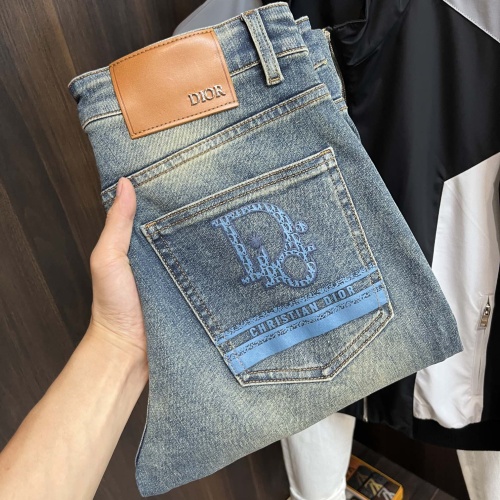 Cheap Christian Dior Jeans For Men #1264624 Replica Wholesale [$72.00 USD] [ITEM#1264624] on Replica Christian Dior Jeans