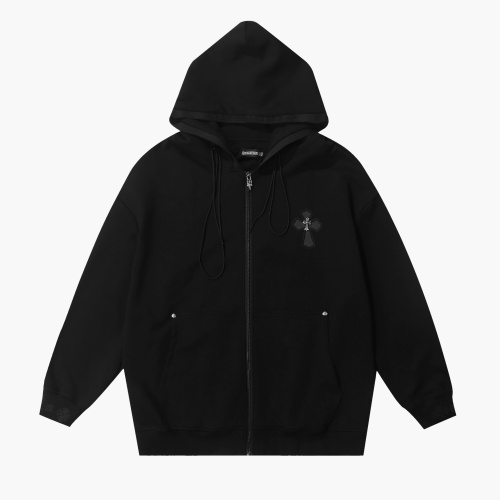 Cheap Chrome Hearts Hoodies Long Sleeved For Unisex #1264637 Replica Wholesale [$98.00 USD] [ITEM#1264637] on Replica Chrome Hearts Hoodies