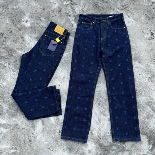 Cheap Louis Vuitton LV Jeans For Unisex #1264664 Replica Wholesale [$64.00 USD] [ITEM#1264664] on Replica Louis Vuitton LV Jeans