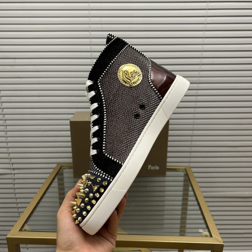 Cheap Christian Louboutin High Top Shoes For Men #1264698 Replica Wholesale [$98.00 USD] [ITEM#1264698] on Replica Christian Louboutin High Top Shoes