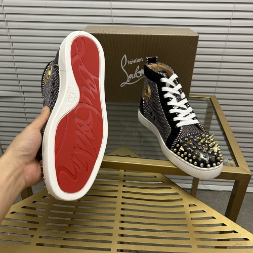 Cheap Christian Louboutin High Top Shoes For Men #1264698 Replica Wholesale [$98.00 USD] [ITEM#1264698] on Replica Christian Louboutin High Top Shoes