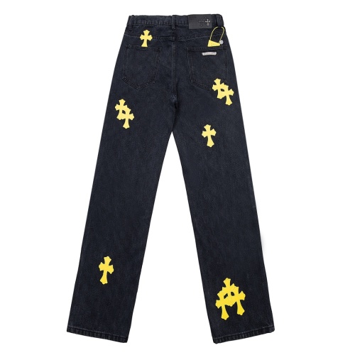 Cheap Chrome Hearts Jeans For Men #1264699 Replica Wholesale [$56.00 USD] [ITEM#1264699] on Replica Chrome Hearts Jeans