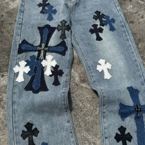 Cheap Chrome Hearts Jeans For Men #1264700 Replica Wholesale [$64.00 USD] [ITEM#1264700] on Replica Chrome Hearts Jeans