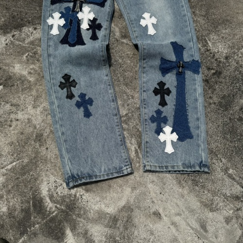 Cheap Chrome Hearts Jeans For Men #1264700 Replica Wholesale [$64.00 USD] [ITEM#1264700] on Replica Chrome Hearts Jeans