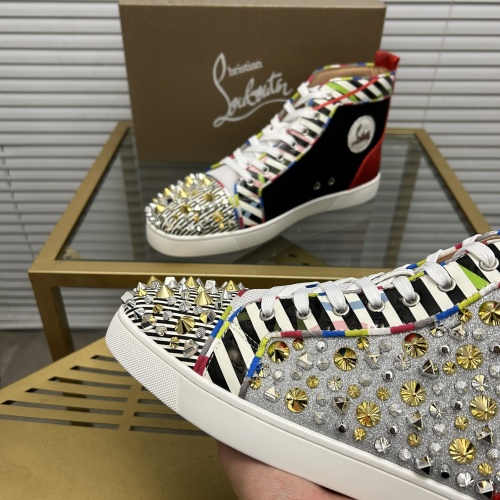 Cheap Christian Louboutin High Top Shoes For Men #1264703 Replica Wholesale [$100.00 USD] [ITEM#1264703] on Replica Christian Louboutin High Top Shoes