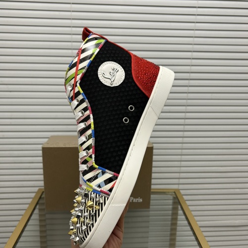 Cheap Christian Louboutin High Top Shoes For Men #1264703 Replica Wholesale [$100.00 USD] [ITEM#1264703] on Replica Christian Louboutin High Top Shoes