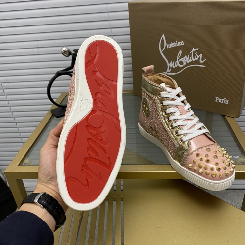 Cheap Christian Louboutin High Top Shoes For Men #1264712 Replica Wholesale [$96.00 USD] [ITEM#1264712] on Replica Christian Louboutin High Top Shoes