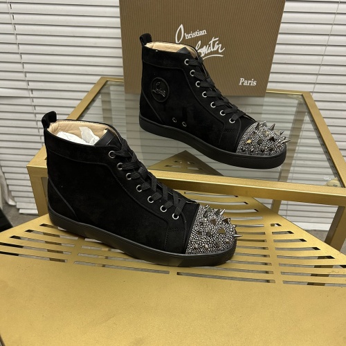 Cheap Christian Louboutin High Top Shoes For Women #1264713 Replica Wholesale [$96.00 USD] [ITEM#1264713] on Replica Christian Louboutin High Top Shoes