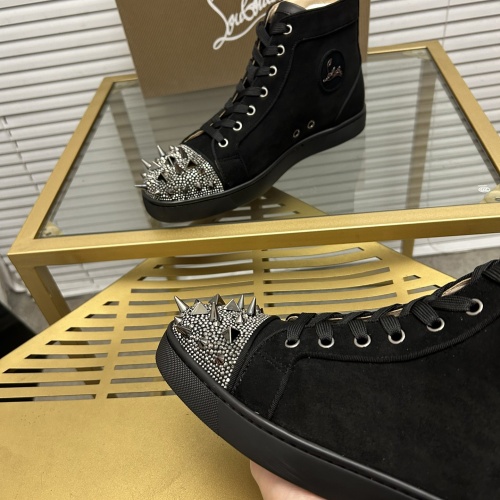 Cheap Christian Louboutin High Top Shoes For Women #1264713 Replica Wholesale [$96.00 USD] [ITEM#1264713] on Replica Christian Louboutin High Top Shoes