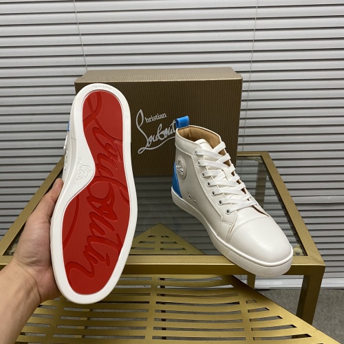 Cheap Christian Louboutin High Top Shoes For Women #1264717 Replica Wholesale [$92.00 USD] [ITEM#1264717] on Replica Christian Louboutin High Top Shoes