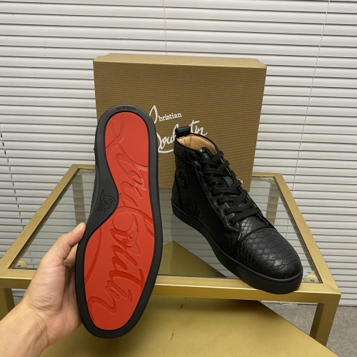 Cheap Christian Louboutin High Top Shoes For Women #1264719 Replica Wholesale [$92.00 USD] [ITEM#1264719] on Replica Christian Louboutin High Top Shoes