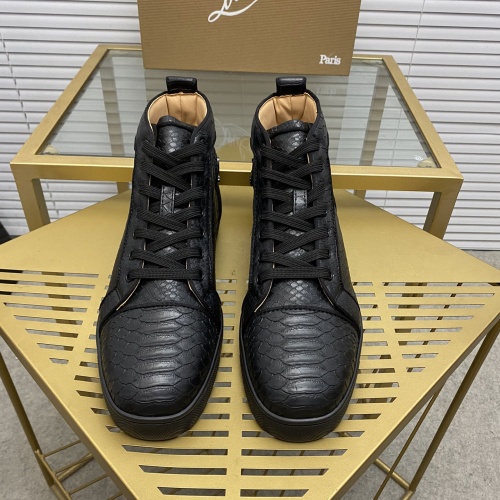 Cheap Christian Louboutin High Top Shoes For Men #1264720 Replica Wholesale [$92.00 USD] [ITEM#1264720] on Replica Christian Louboutin High Top Shoes