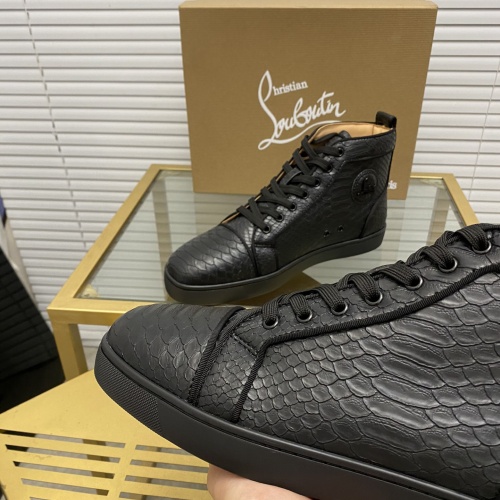 Cheap Christian Louboutin High Top Shoes For Men #1264720 Replica Wholesale [$92.00 USD] [ITEM#1264720] on Replica Christian Louboutin High Top Shoes