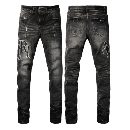 Cheap Amiri Jeans For Men #1264729 Replica Wholesale [$64.00 USD] [ITEM#1264729] on Replica Amiri Jeans