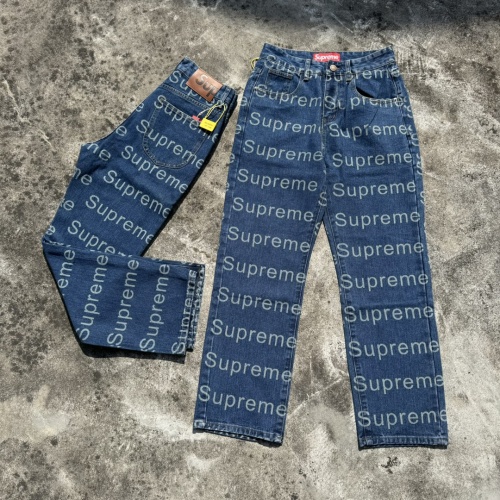 Cheap Supreme Jeans For Men #1264731 Replica Wholesale [$52.00 USD] [ITEM#1264731] on Replica Supreme Jeans