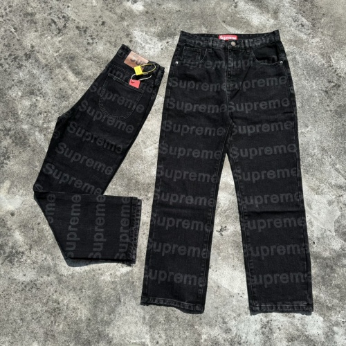 Cheap Supreme Jeans For Men #1264732 Replica Wholesale [$52.00 USD] [ITEM#1264732] on Replica Supreme Jeans