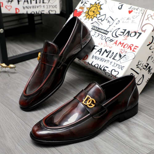 Cheap Dolce &amp; Gabbana D&amp;G Leather Shoes For Men #1264769 Replica Wholesale [$82.00 USD] [ITEM#1264769] on Replica Dolce &amp; Gabbana D&amp;G Leather Shoes