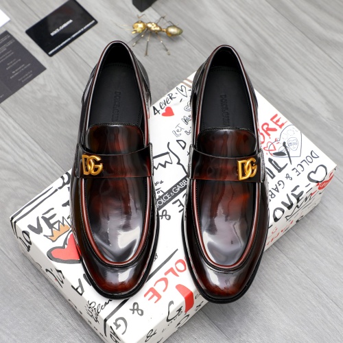 Cheap Dolce &amp; Gabbana D&amp;G Leather Shoes For Men #1264769 Replica Wholesale [$82.00 USD] [ITEM#1264769] on Replica Dolce &amp; Gabbana D&amp;G Leather Shoes