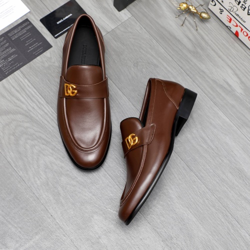 Cheap Dolce &amp; Gabbana D&amp;G Leather Shoes For Men #1264771 Replica Wholesale [$82.00 USD] [ITEM#1264771] on Replica Dolce &amp; Gabbana D&amp;G Leather Shoes