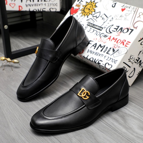 Cheap Dolce &amp; Gabbana D&amp;G Leather Shoes For Men #1264774 Replica Wholesale [$82.00 USD] [ITEM#1264774] on Replica Dolce &amp; Gabbana D&amp;G Leather Shoes