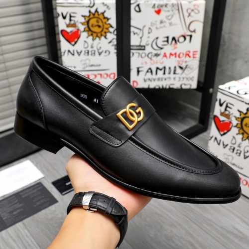 Cheap Dolce &amp; Gabbana D&amp;G Leather Shoes For Men #1264774 Replica Wholesale [$82.00 USD] [ITEM#1264774] on Replica Dolce &amp; Gabbana D&amp;G Leather Shoes