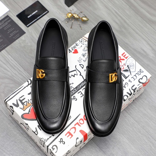 Cheap Dolce &amp; Gabbana D&amp;G Leather Shoes For Men #1264776 Replica Wholesale [$82.00 USD] [ITEM#1264776] on Replica Dolce &amp; Gabbana D&amp;G Leather Shoes