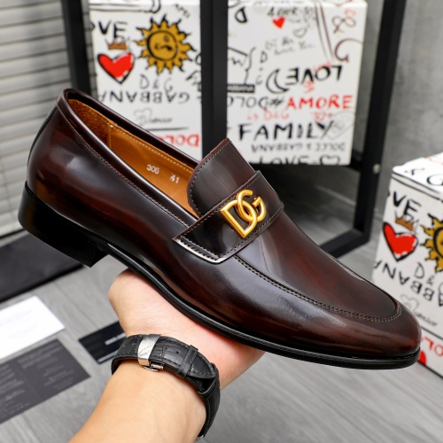 Cheap Dolce &amp; Gabbana D&amp;G Leather Shoes For Men #1264782 Replica Wholesale [$82.00 USD] [ITEM#1264782] on Replica Dolce &amp; Gabbana D&amp;G Leather Shoes