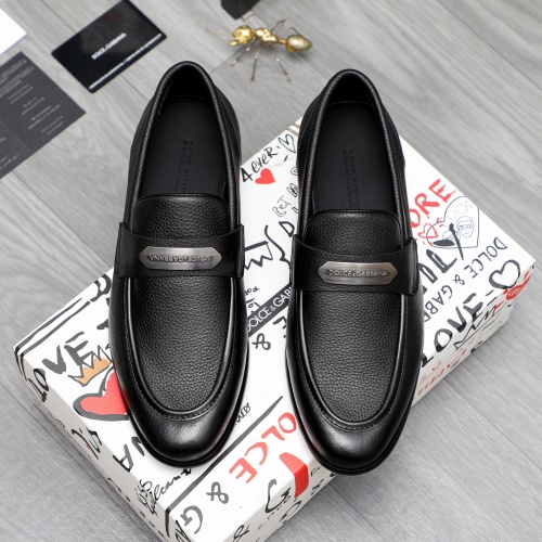 Cheap Dolce &amp; Gabbana D&amp;G Leather Shoes For Men #1264790 Replica Wholesale [$82.00 USD] [ITEM#1264790] on Replica Dolce &amp; Gabbana D&amp;G Leather Shoes