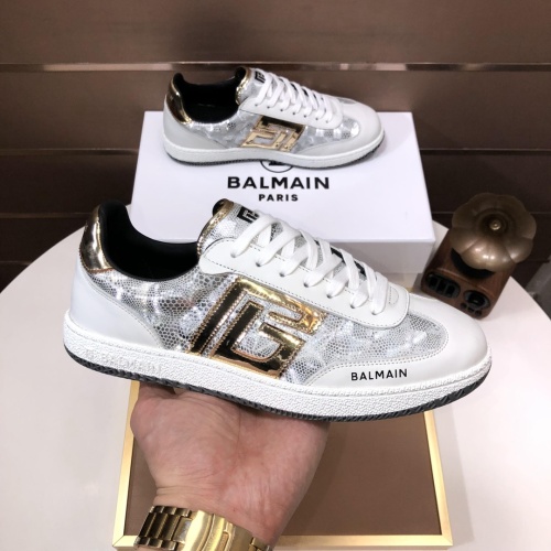 Cheap Balmain Casual Shoes For Men #1264795 Replica Wholesale [$112.00 USD] [ITEM#1264795] on Replica Balmain Casual Shoes