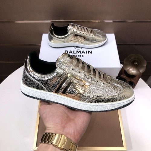 Cheap Balmain Casual Shoes For Men #1264799 Replica Wholesale [$112.00 USD] [ITEM#1264799] on Replica Balmain Casual Shoes