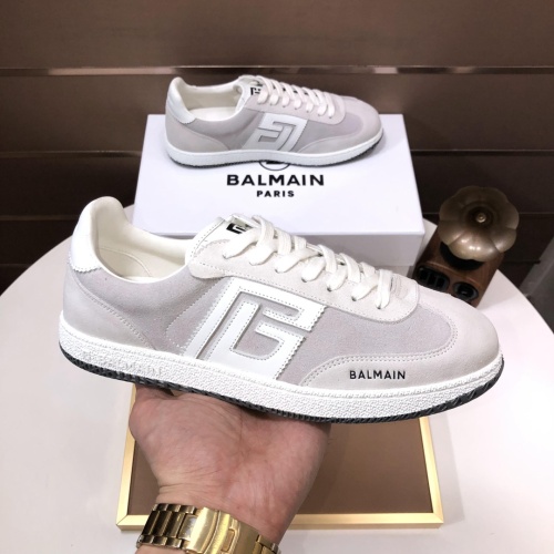 Cheap Balmain Casual Shoes For Men #1264800 Replica Wholesale [$112.00 USD] [ITEM#1264800] on Replica Balmain Casual Shoes