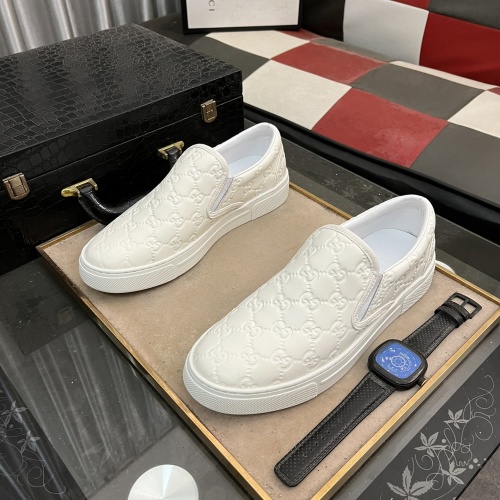 Cheap Gucci Casual Shoes For Men #1264809 Replica Wholesale [$80.00 USD] [ITEM#1264809] on Replica Gucci Casual Shoes