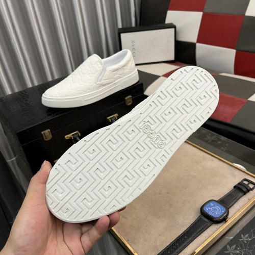 Cheap Gucci Casual Shoes For Men #1264809 Replica Wholesale [$80.00 USD] [ITEM#1264809] on Replica Gucci Casual Shoes